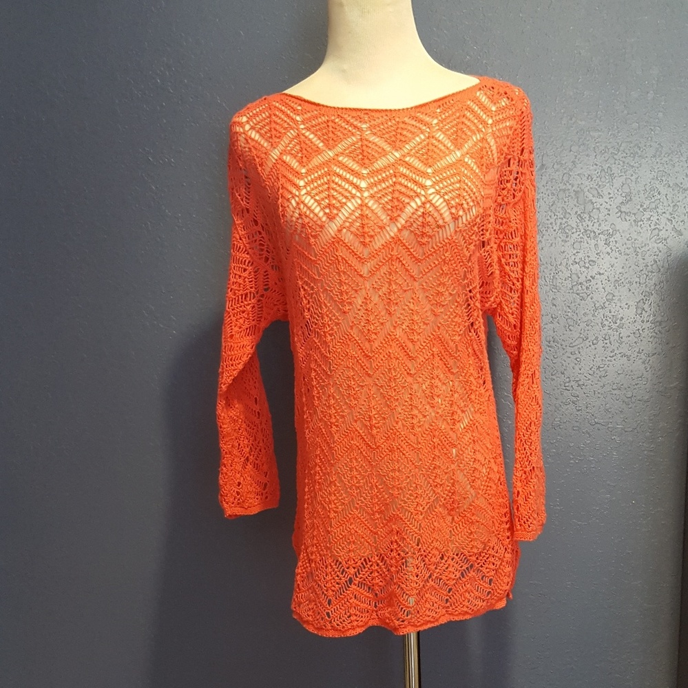 JEANNE PIERRE Loose Knit Sweater